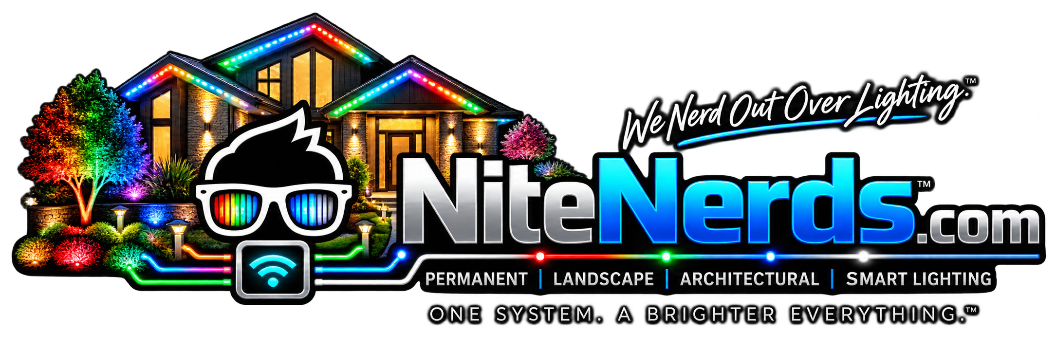 NiteNerds | Permanent Lighting and Landscape Lighting